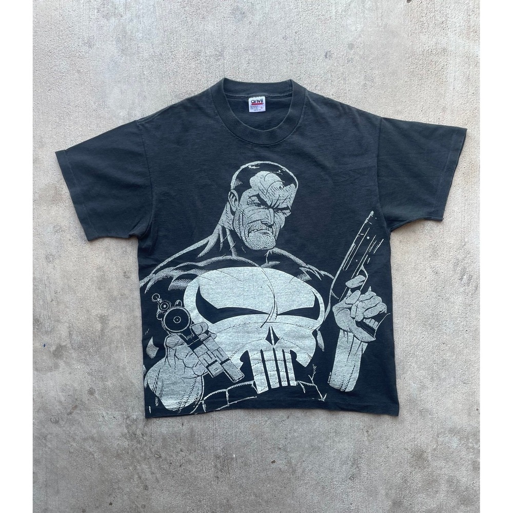 Vintage 1992 Marvel The Punisher Graphic Tee (L)